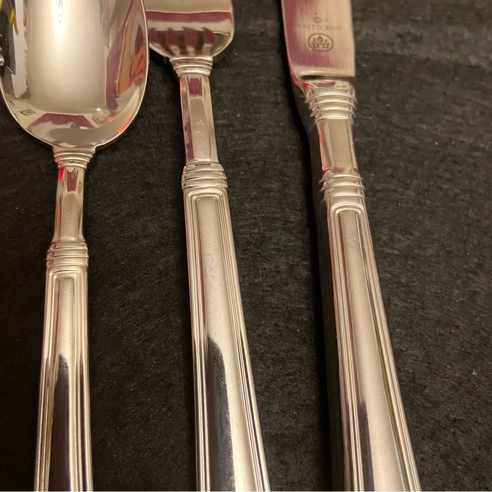 Pfaltzgraff Providence 18/10 Stainless Steel 3 Piece Flatware Set~ Korea